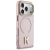 Karl Lagerfeld IML K Head -suojakuori KF003412 Apple iPhone 18 Pro Max / 17 Pro Max -puhelimille, vaaleanpunainen