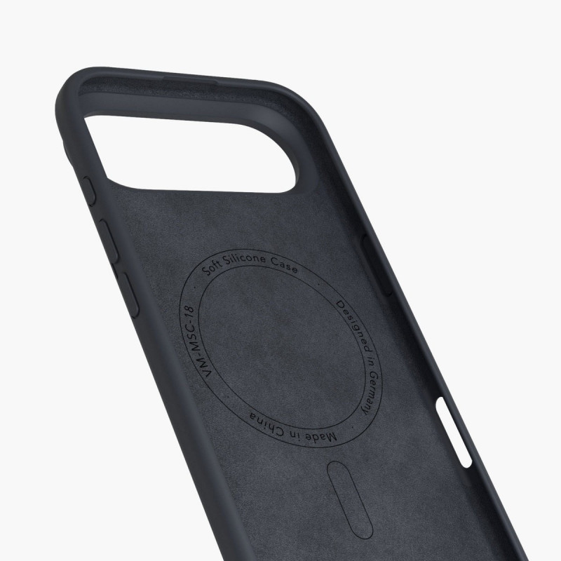 Vonmählen pehmeä silikonikuori Apple iPhone 17 Airille, laivastonsininen (MSC00098)