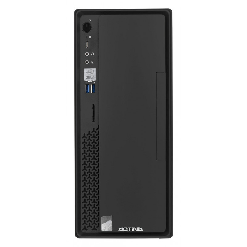 Actina Prime i3-12100 Mini Tower -pöytätietokone, Intel Core i3-12100, 8 GB DDR4 RAM, 512 GB SSD, Windows 11 Home, musta