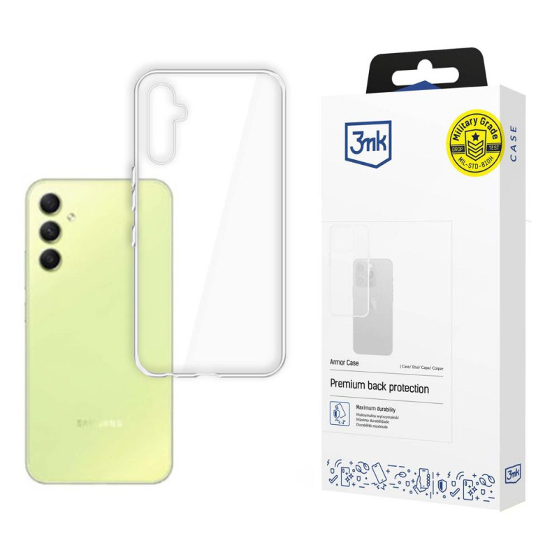 3MK Armor Case Samsung Galaxy A35 5G, läpinäkyvä