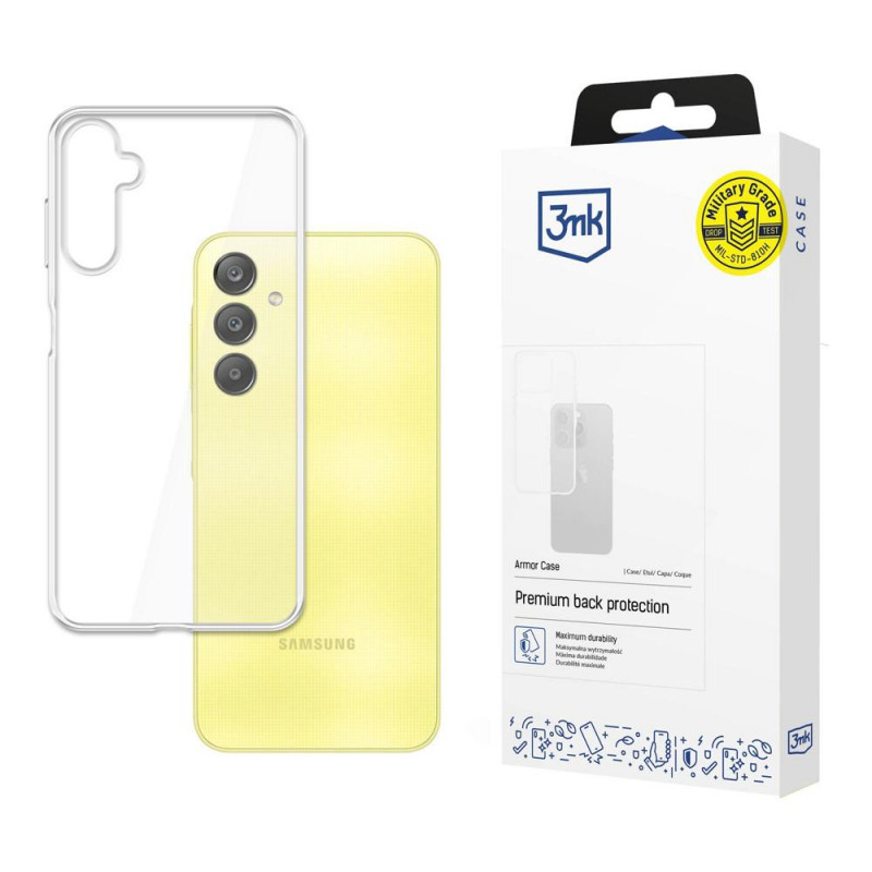 3MK Armor Case Samsung Galaxy A25 5G, läpinäkyvä