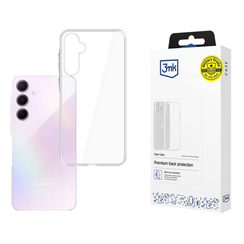 3MK Clear Case Samsung Galaxy M35 5G, läpinäkyvä