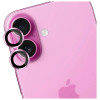 3MK Lens Protection Pro kameran linssin karkaistu lasi Apple iPhone 17 -puhelimelle, violetti