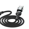 3MK Hyper Cable N-SERIES 6in1 USB-C / USB-A ja USB-C / MicroUSB / Lightning-kaapeli, QC 3.0, 18 W (9 V / 2 A), 1.2 m, musta