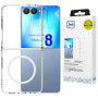 3MK Armor MagCase Samsung Galaxy Z Flip8, läpinäkyvä