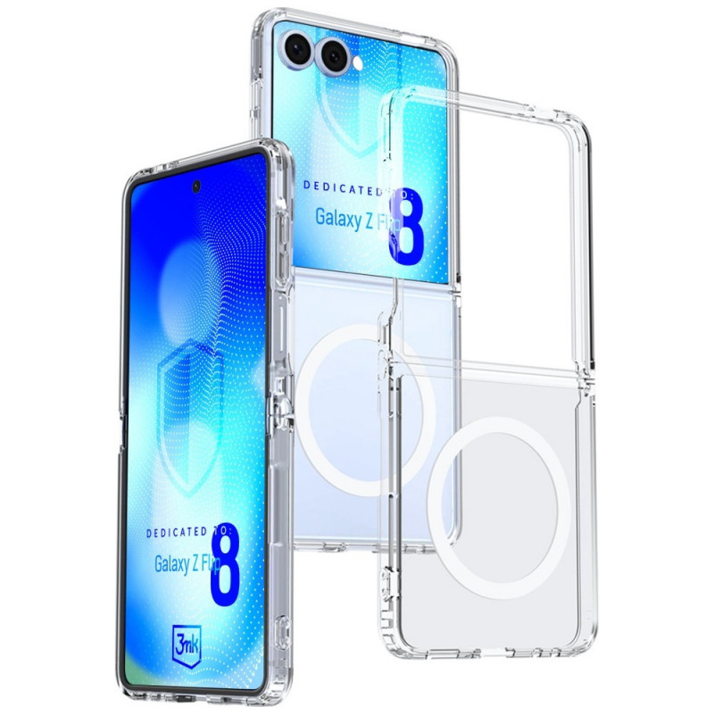 3MK Armor MagCase Samsung Galaxy Z Flip8, läpinäkyvä