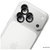 3MK Lens Protection Pro Apple iPhone 18 Pro / 18 Pro Max kameran linssin suoja, karkaistu lasi, musta