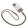 Puhelimen olkahihna Tech-Protect C5S Rope Crossbody Strap, suklaanruskea