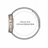 Tech-Protect Stainless ruostumattomasta teräksestä valmistettu ranneke malleille Apple Watch 8 / 9 / 10 / 11 / 12 / SE / Ultra (44 / 45 / 46 / 49 mm), hopea