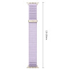 Tech-Protect NylonLoop ranneke Apple Watch 8 / 9 / 10 / 11 / 12 / SE (40 / 41 / 42 mm) -kelloon, violetti