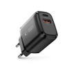 Tech-Protect NCA20 USB-A / USB-C seinälaturi PD 20W / QC3.0, musta