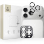 Tech-Protect Camring Fit+ kameran linssin suojat, sopii malleihin Apple iPhone 14 Pro / 14 Pro Max / 15 Pro / 15 Pro Max / 16 Pro / 16 Pro Max / 17 Pro / 17 Pro Max, hopea