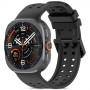 Tech-Protect Silicone Air silikoniranneke Samsung Galaxy Watch Ultra 1 / 2 (2024-2026) 47 mm, musta