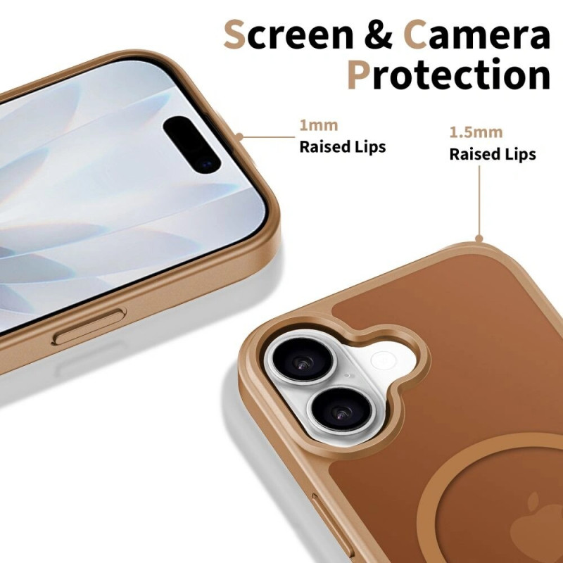 Tech-Protect BasicMag MagSafe -suojakuori Apple iPhone 17, ruskea
