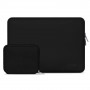 Tech-Protect NeoSlim THP3383 kannettavan 13-14 tuuman suojakotelo lisävarustepussilla, musta