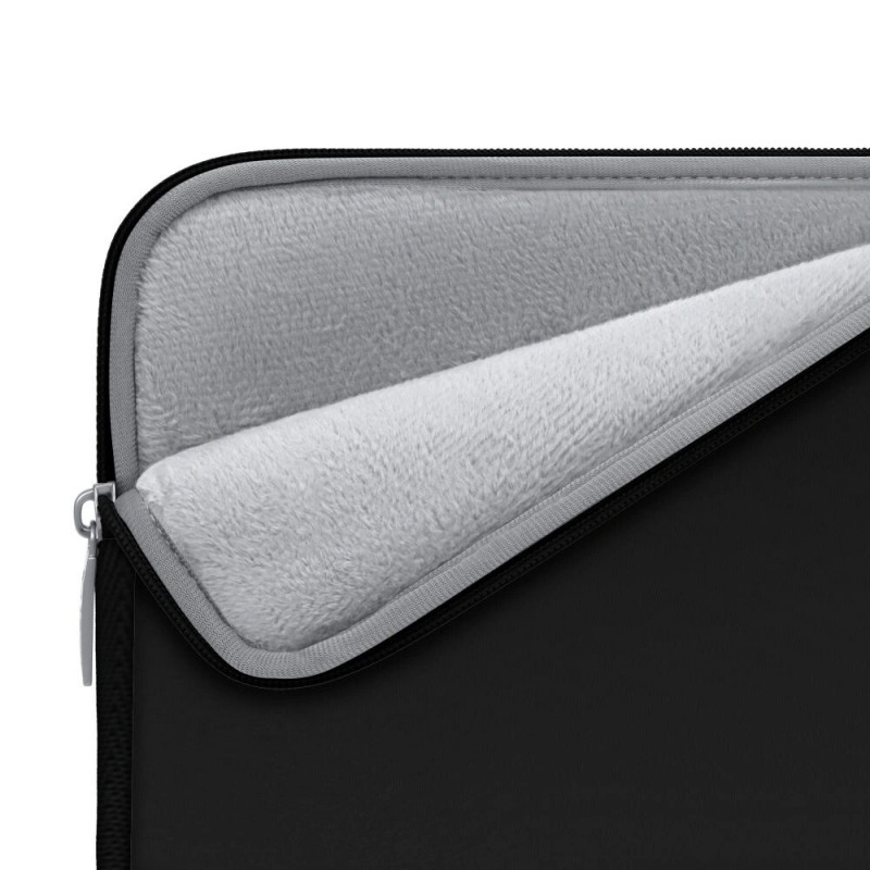 Tech-Protect NeoSlim THP3383 kannettavan 13-14 tuuman suojakotelo lisävarustepussilla, musta