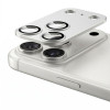 Tech-Protect Camfull Fit+ kameran linssinsuoja Apple iPhone 18 Pro -puhelimelle, hopea
