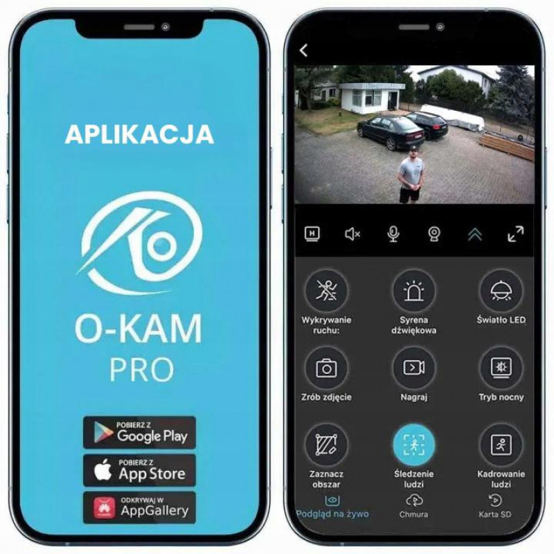 Orllo Z1 putkimallinen IP-kamera, 4K, 8MP, Wi-Fi