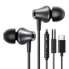 Ugreen EP105 USB-C langalliset nappikuulokkeet, 1.2 m, musta
