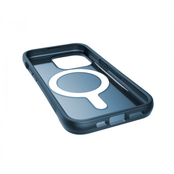 X-Doria Raptic Clutch MagSafe -suojakuori XDR222 Apple iPhone 14 Prolle, merensininen
