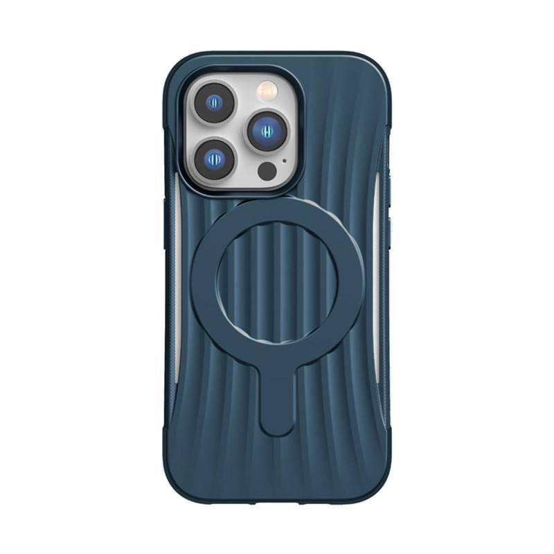 X-Doria Raptic Clutch MagSafe -suojakuori XDR222 Apple iPhone 14 Prolle, merensininen