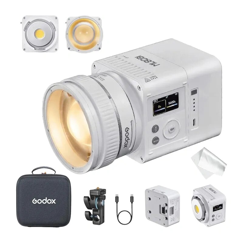 Godox ML80Bi LED-videovalo, kaksivärinen 2800-6500 K, CRI 96