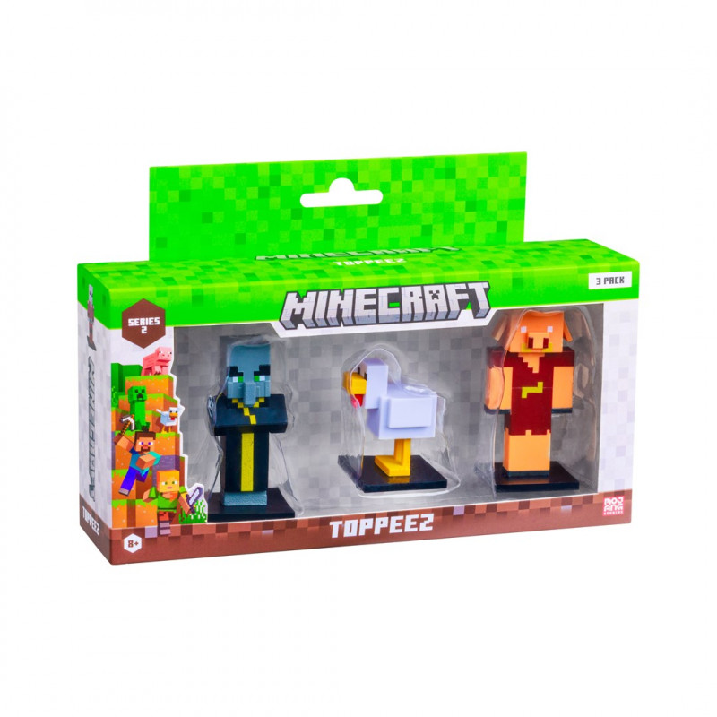 P.m.i. Kids World Minecraft S2 -hahmot - 3 kpl:n pakkaus (valikoima)