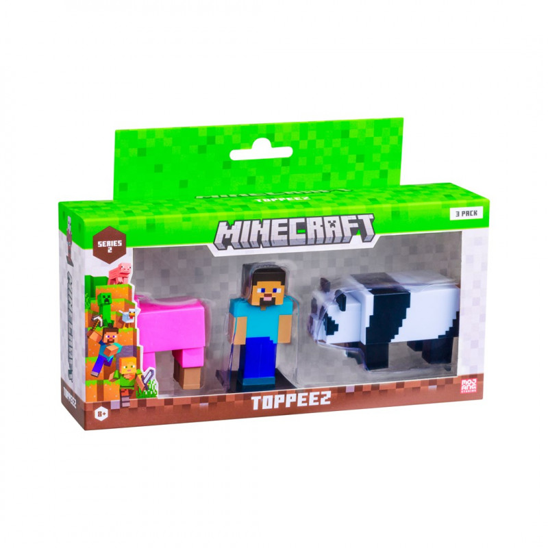 P.m.i. Kids World Minecraft S2 -hahmot - 3 kpl:n pakkaus (valikoima)