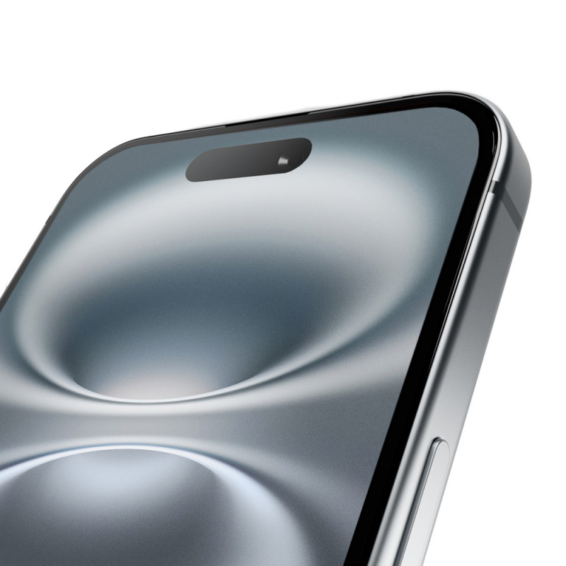 PURO Frame karkaistu lasi kehyksellä iPhone 16 Plus -puhelimelle