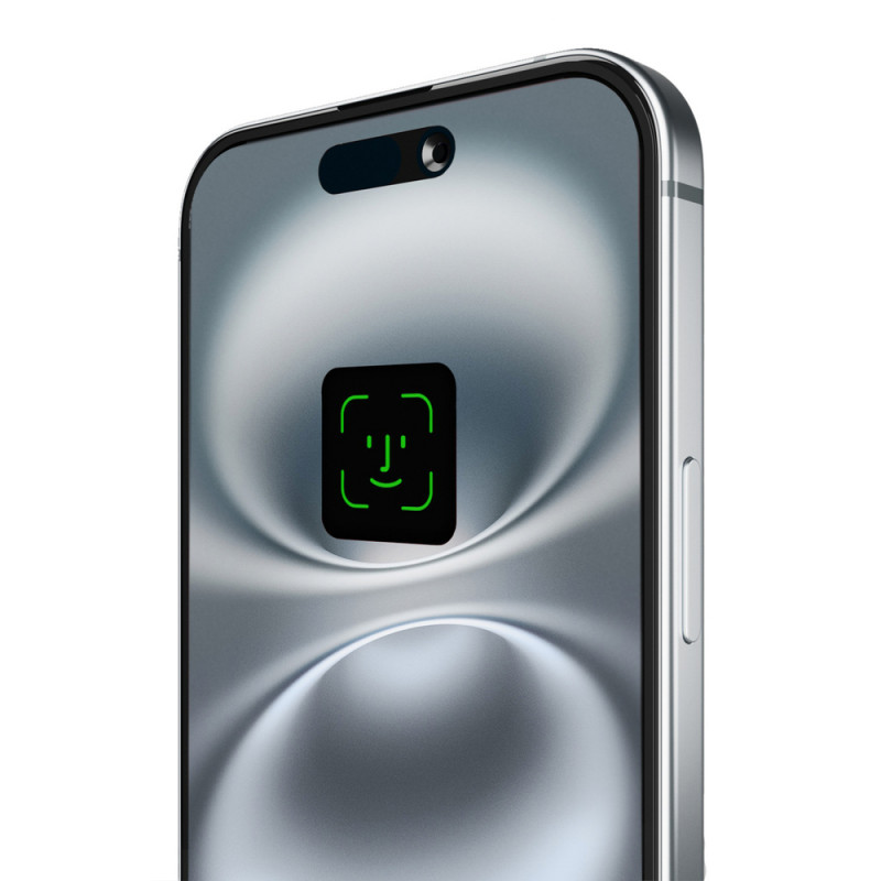 PURO Frame karkaistu lasi kehyksellä iPhone 16 Plus -puhelimelle