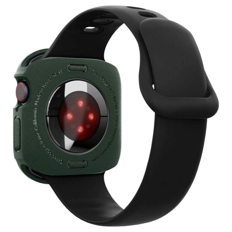 Spigen Caseology Vault -kuori Apple Watch 10 / 11 46 mm, keskiyönvihreä