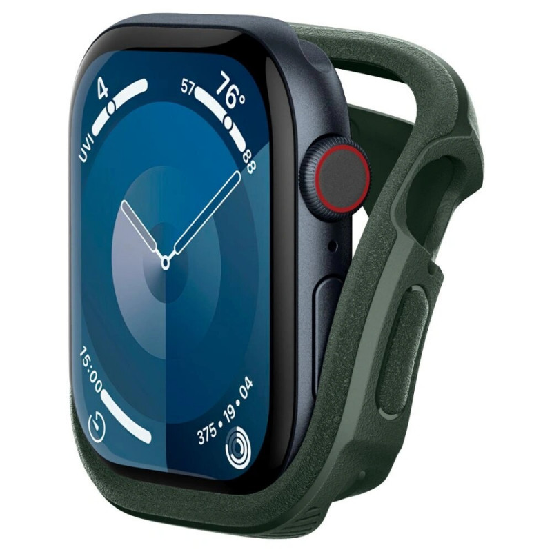 Spigen Caseology Vault -kuori Apple Watch 10 / 11 46 mm, keskiyönvihreä