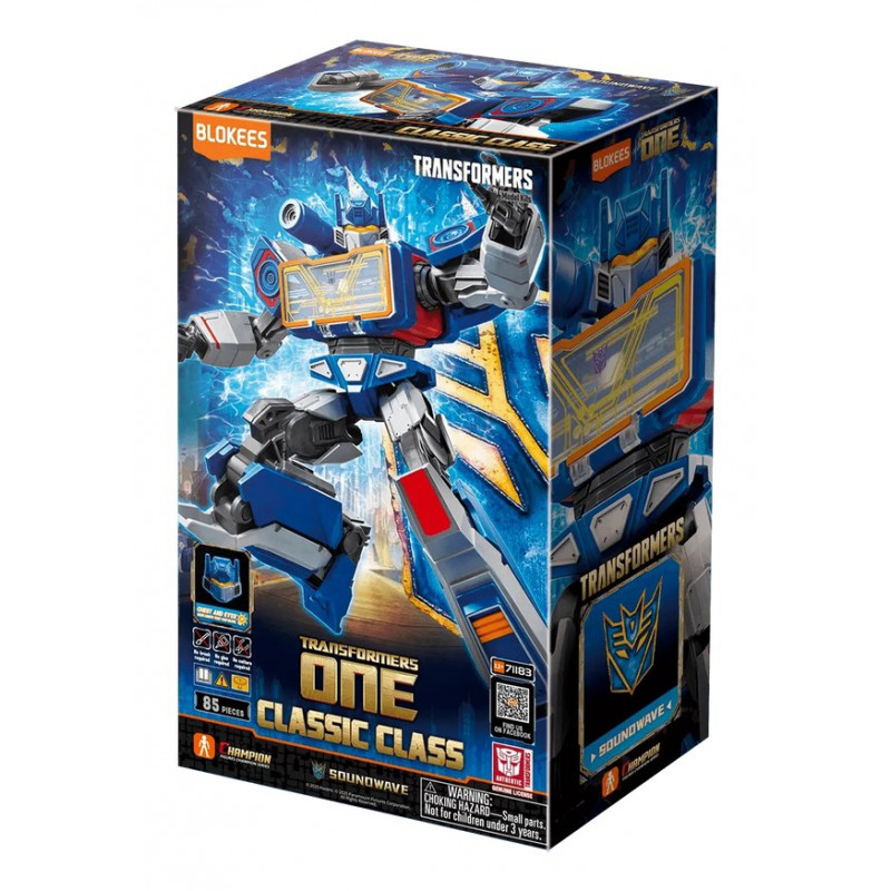 Blokees Transformers One Classic Class 17 Soundwave keräilyhahmo 71183