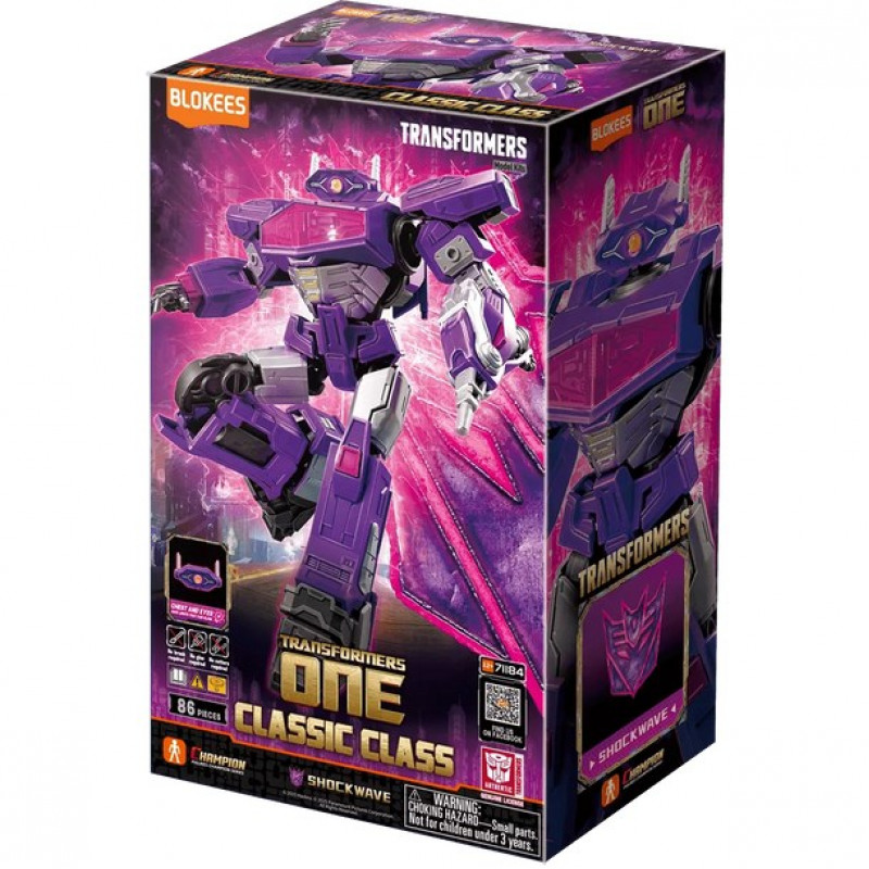 Blokees Transformers One Classic Class 18 Shockwave Keräilyhahmo 71184