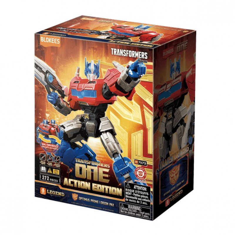 Blokees Transformers Action Edition Optimus Prime / Orion Pax keräilyhahmo 71173