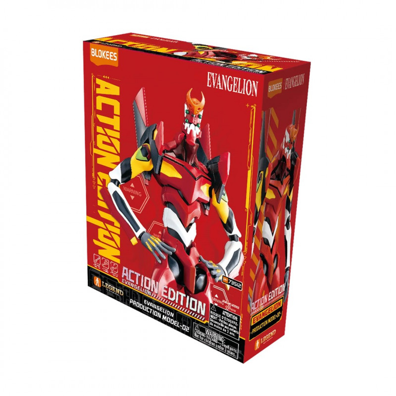 Blokees Evangelion Action Edition Evangelion Production Model 02 keräilyhahmo 73512