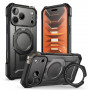 Supcase UB Grip Mag MagSafe -suojakuori Apple iPhone 17 Pro / 18 Pro, musta