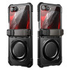 Supcase Unicorn Beetle Grip Mag MagSafe -suojakuori Samsung Galaxy Z Flip 8 -puhelimelle, musta