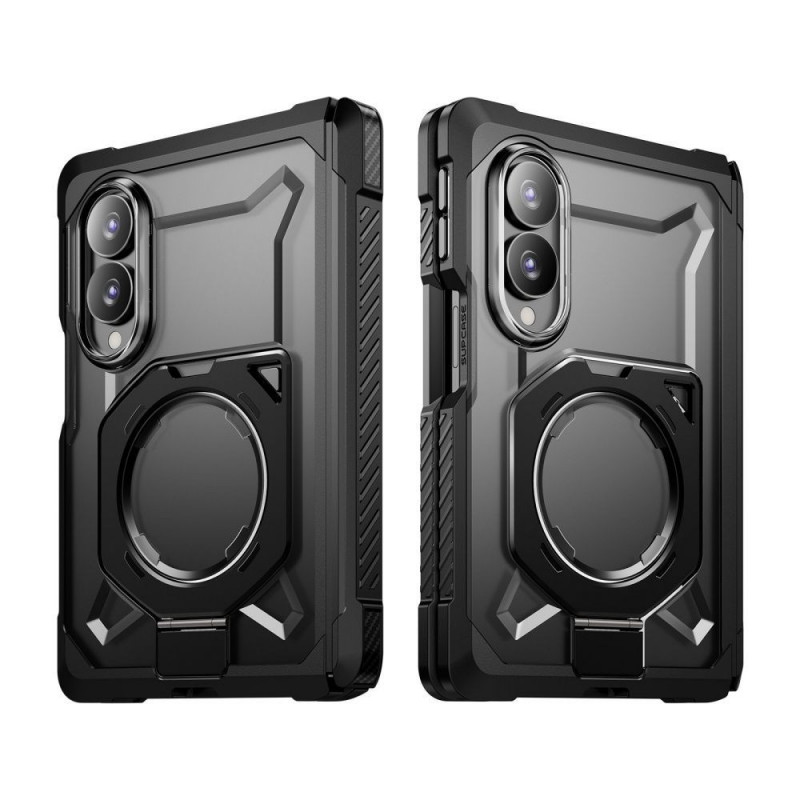 Supcase UB Grip Mag MagSafe Privacy -tietosuojalasikotelo Samsung Galaxy Z Fold 8 -puhelimelle, musta