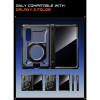 Supcase UB Grip Mag MagSafe Privacy -tietosuojalasikotelo Samsung Galaxy Z Fold 8 -puhelimelle, musta