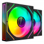 Tacens Mars Gaming MF3DPROX2 12 cm kotelotuulettimet, ARGB, mustat, 2 kpl