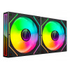 Tacens Mars Gaming MF3DPROX2 12 cm kotelotuulettimet, ARGB, mustat, 2 kpl