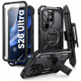 Supcase iBlason ArmorBox Clip Mag MagSafe -suojakuori Samsung Galaxy S26 Ultra -puhelimelle, musta