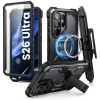 Supcase iBlason ArmorBox Clip Mag MagSafe -suojakuori Samsung Galaxy S26 Ultra -puhelimelle, musta