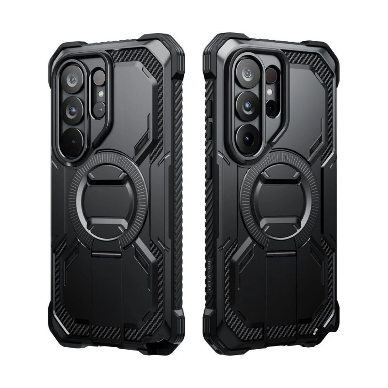 Supcase iBlason ArmorBox Clip Mag MagSafe -suojakuori Samsung Galaxy S26 Ultra -puhelimelle, musta