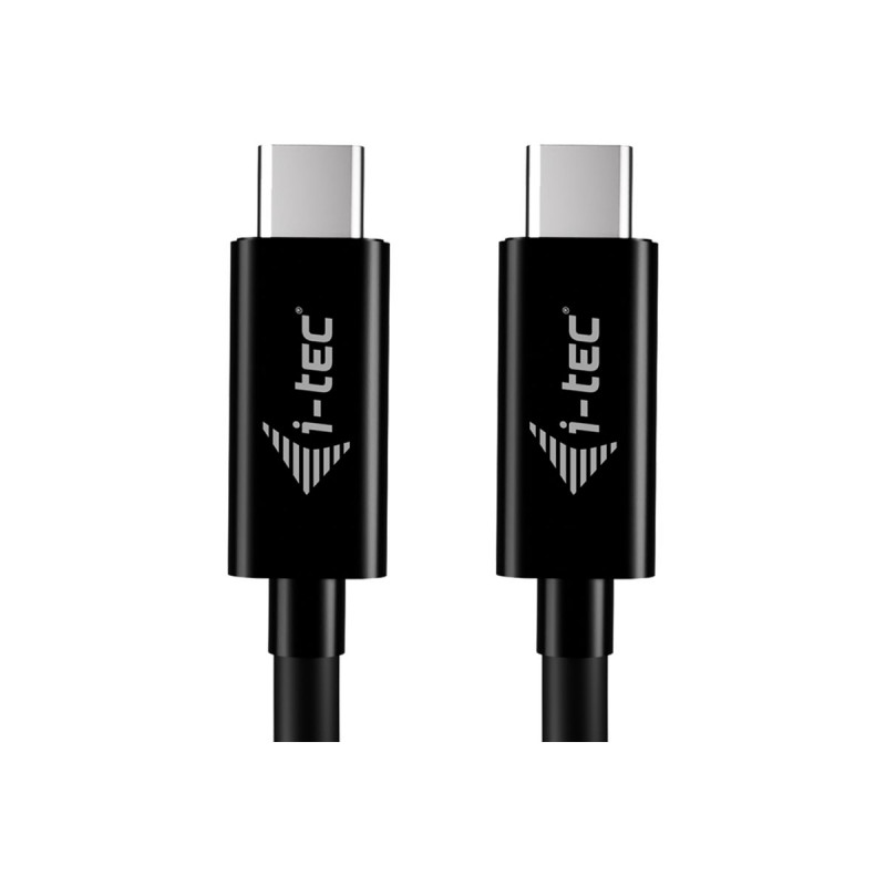 i-tec USB-C-latauskaapeli, 1.8 m, USB Power Delivery jopa 100 W, musta