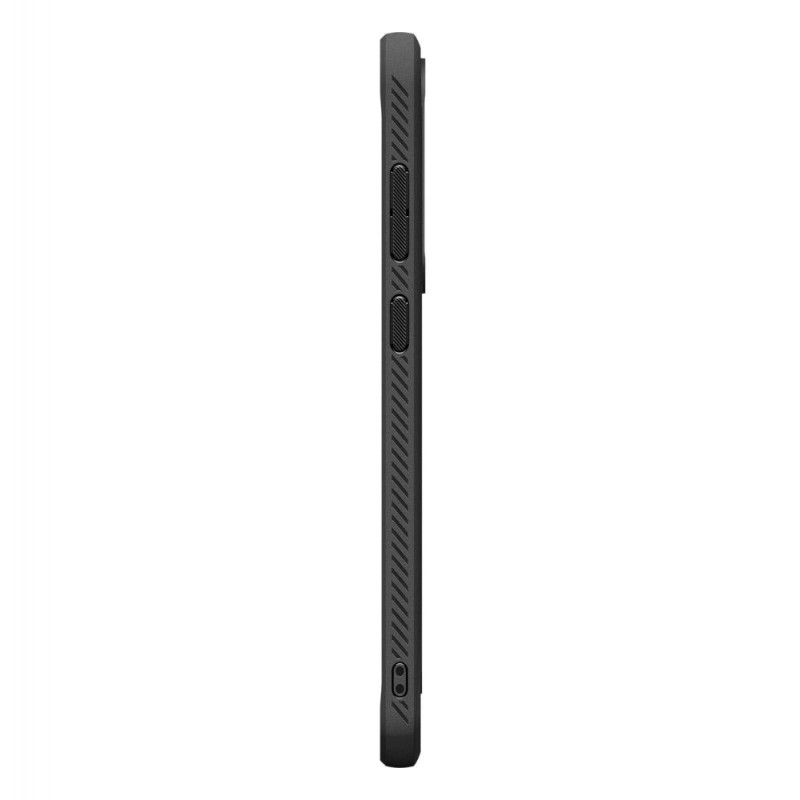 Spigen Rugged Armor -suojakuori Samsung Galaxy S25 FE:lle, mattamusta