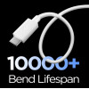 Spigen EB6015AC Essential USB-C-kaapeli 60W 150 cm, valkoinen