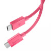 Spigen EB6010CC Essential USB-C–USB-C-kaapeli 60W 100 cm, vaaleanpunainen