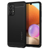 Spigen Rugged Armor -suojakuori Samsung Galaxy A52 / A52s -puhelimelle, mattamusta